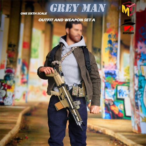 1/6 GREYMAN outfit and weapon
